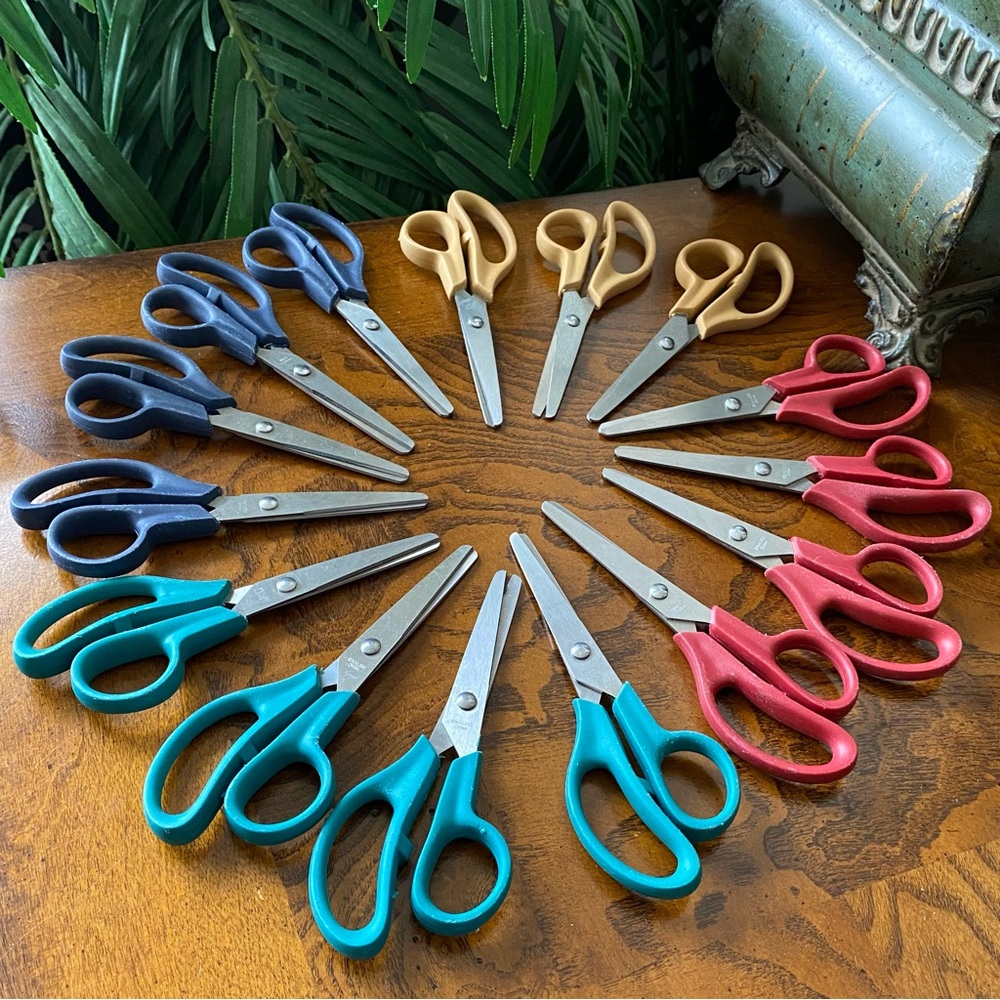 Scissors Multi Color Set of 15 - Picture 16 of 16